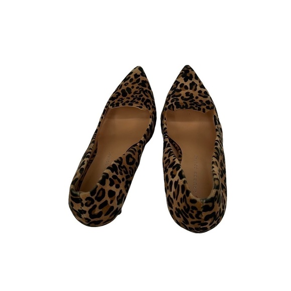 LC Lauren Conrad Leopard Print Pointed Toe Heels Size 7 1/2 Women’s - Picture 4 of 8